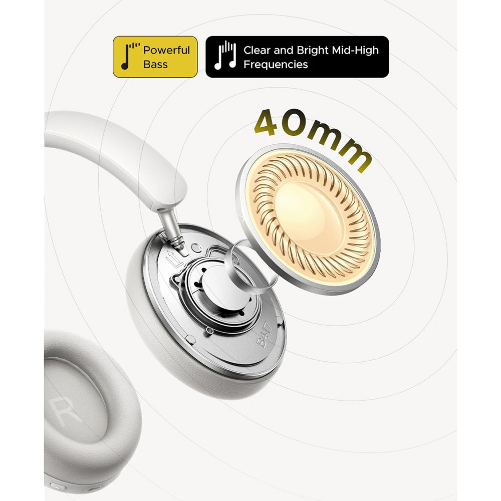Handsfree Bluetooth UGREEN HiTune Max 2 HP205, MultiPoint, A2DP, ANC, Zwart