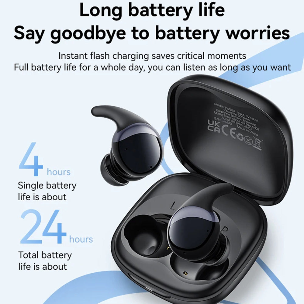 Handsfree Bluetooth Yesido TWS30, TWS, ANC, Zwart