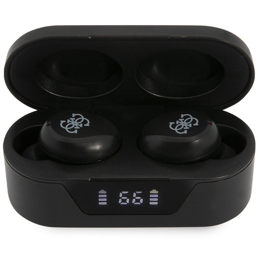 Handsfree Bluetooth Guess Classic Logo, TWS, Zwart