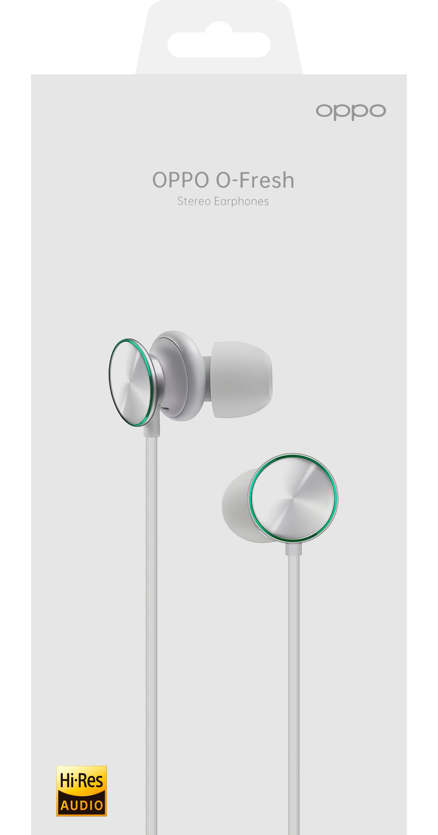 Handsfree 3.5mm Oppo MH151, Grijs