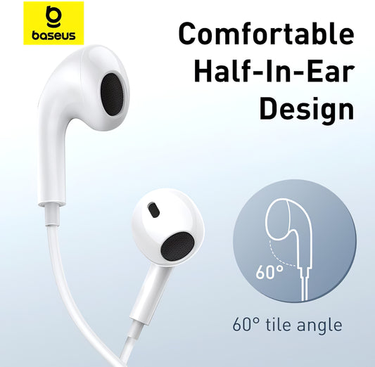 Handsfree USB-C Baseus Encok CZ17, Wit A00170000213-Z1