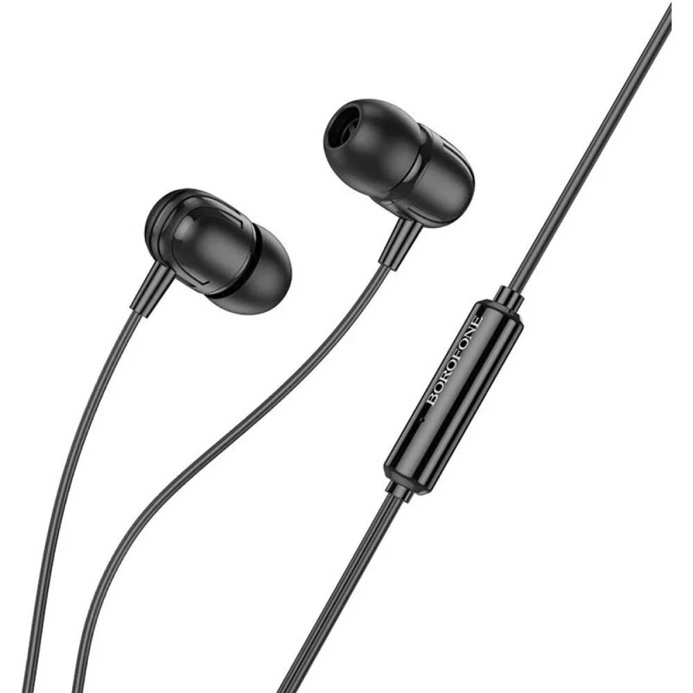 Handsfree USB-C Borofone BM77 Delicious, Zwart