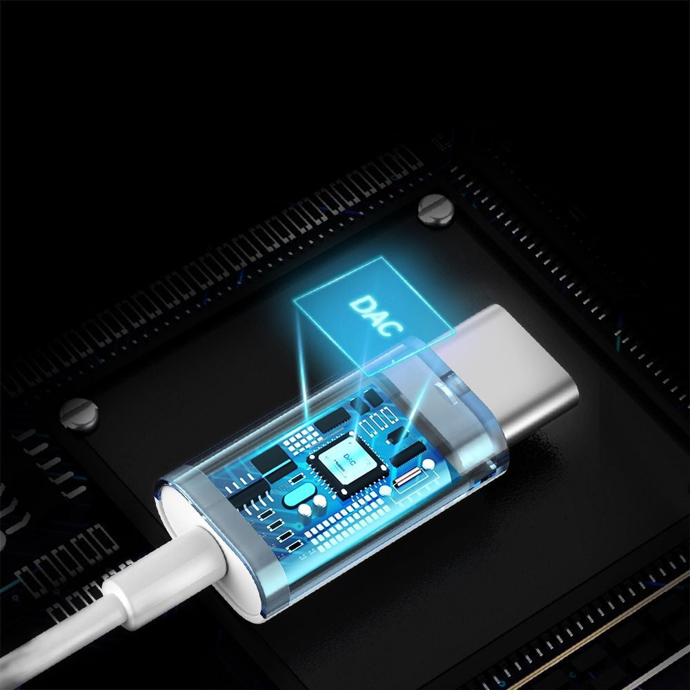 Handsfree USB-C McDodo HP-7500, Wit