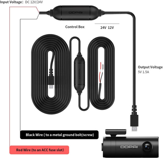 Hardwire DDPAI voor Camera Mini Pro
