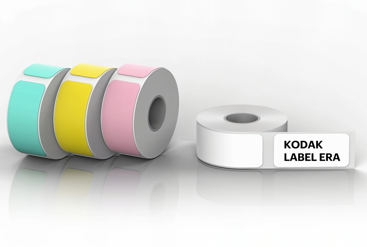 Zelfklevende etikettenrol voor Kodak Label Era-printer, set van 12 stuks