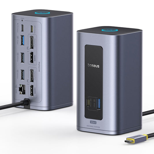 Multifunctionele Hub Baseus Nomos NU1 Air Spacemate, 12in1, Gri B0114400