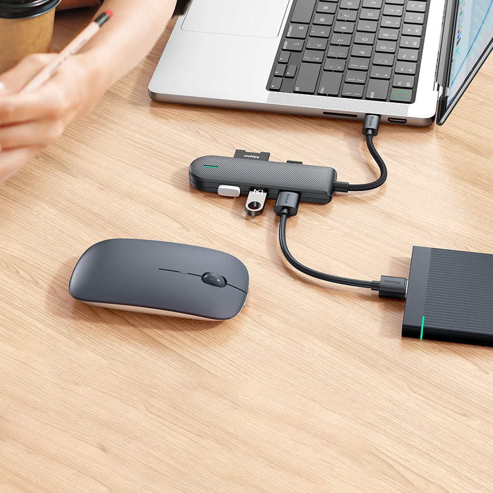 USB-C Hub McDodo HU-1430 Star, 5in1, Zwart