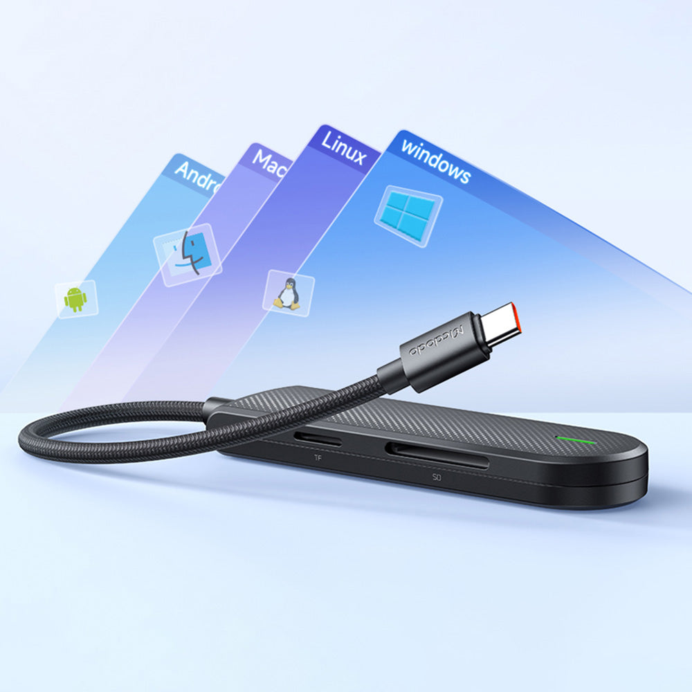 USB-C Hub McDodo HU-1430 Star, 5in1, Zwart