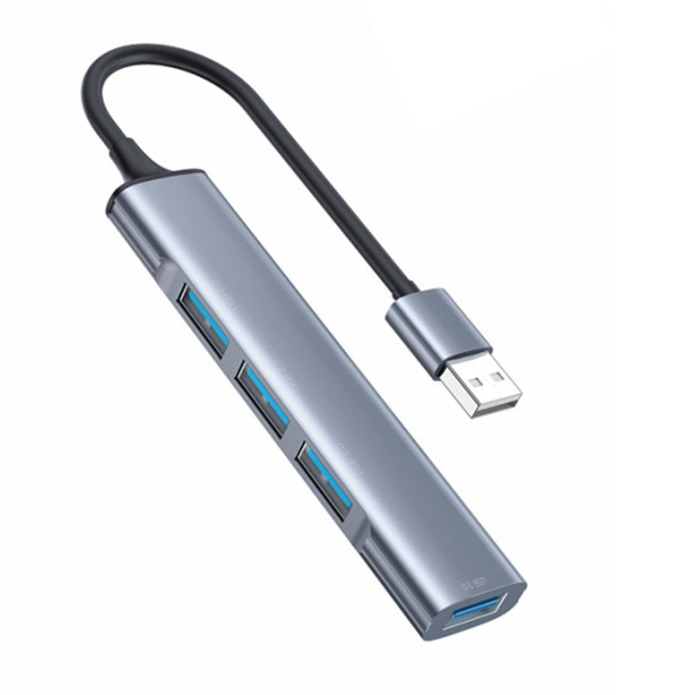 USB-hub Yesido HB18, 4in1, Grijs