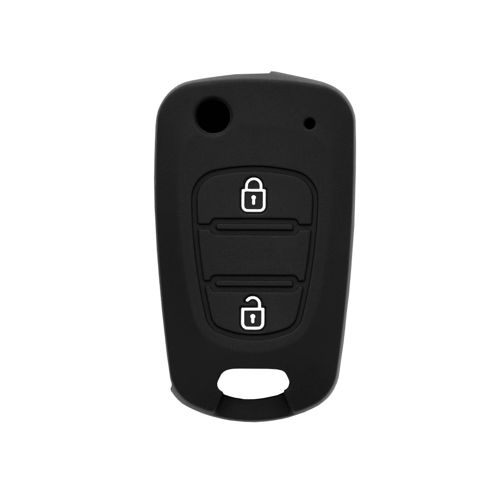 Techsuit Autosleutelhoes 2003.04 voor Hyundai Elantra / Kia Picanto, Zwart