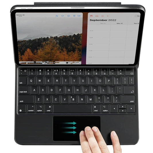Toetsenbordhoes voor Apple iPad (2025) / (2022), ESR, Rebound New, Zwart