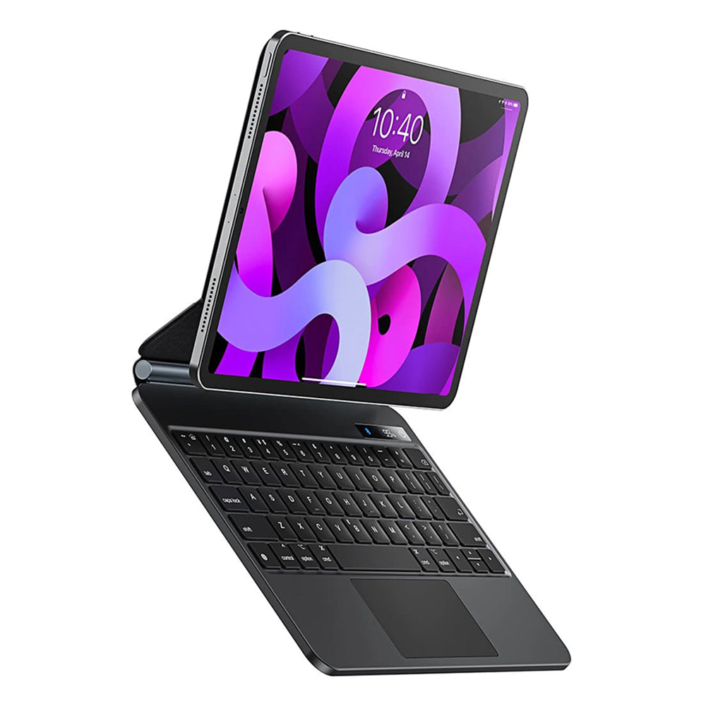 Hoes met Toetsenbord voor Apple iPad Air (2022) / Air (2020) / Pro 11 (2018), Baseus, Brilliance with Digital Display, Gri