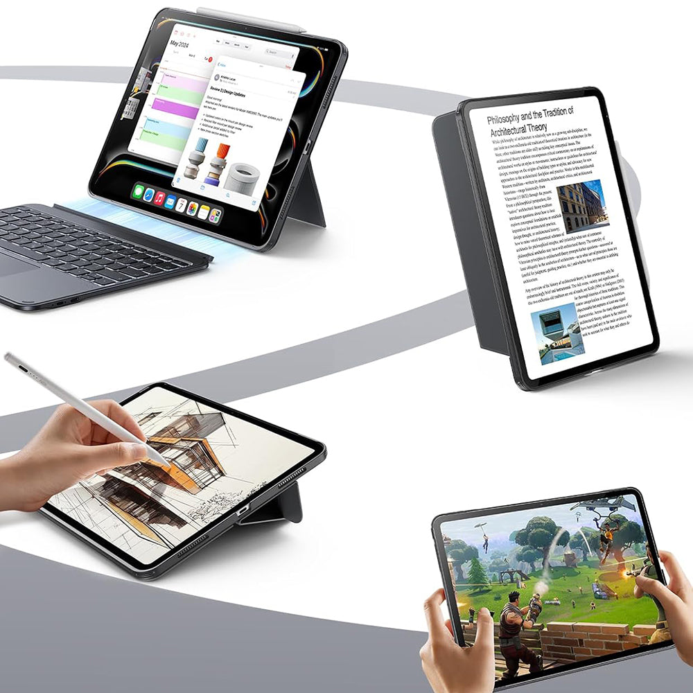 Hoes met Toetsenbord voor Apple iPad Pro 11 (2024), ESR, Shift, Gri