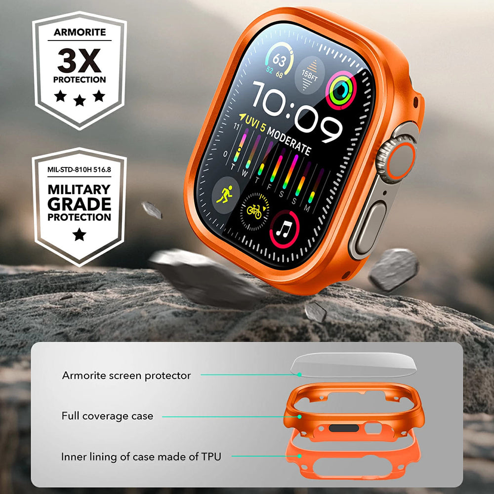ESR Armorite hoes voor Apple Watch Ultra Series, Grijs