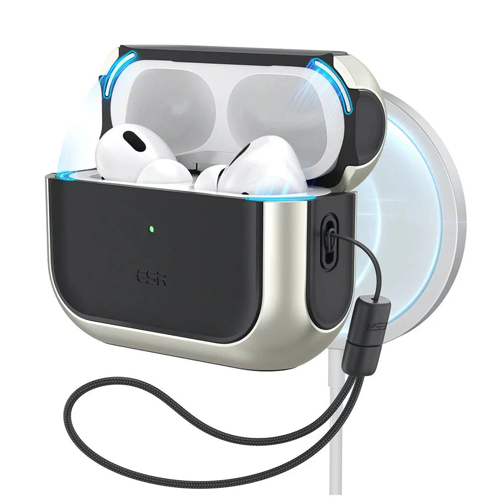 ESR Orbit Hybrid hoesje voor Apple AirPods Pro 3, Grijs