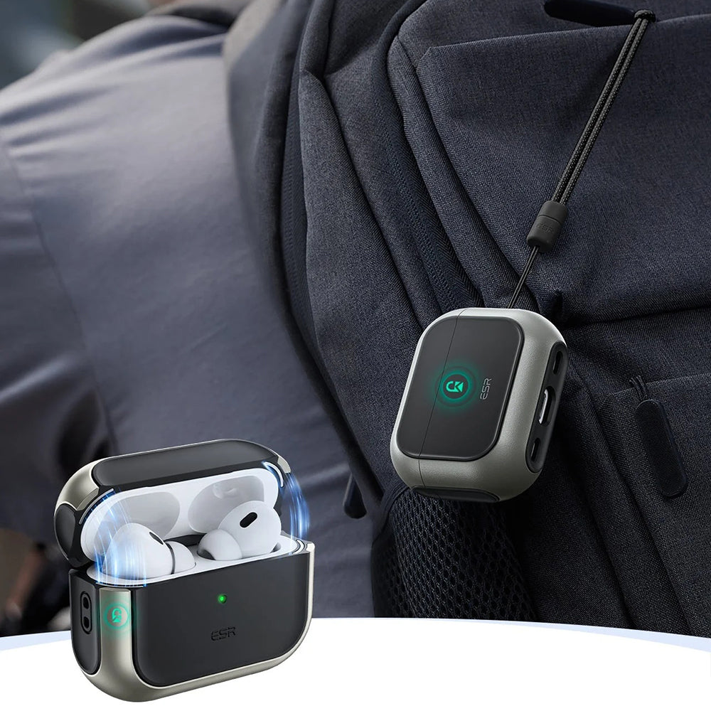 ESR Orbit Hybrid hoesje voor Apple AirPods Pro 3, Grijs