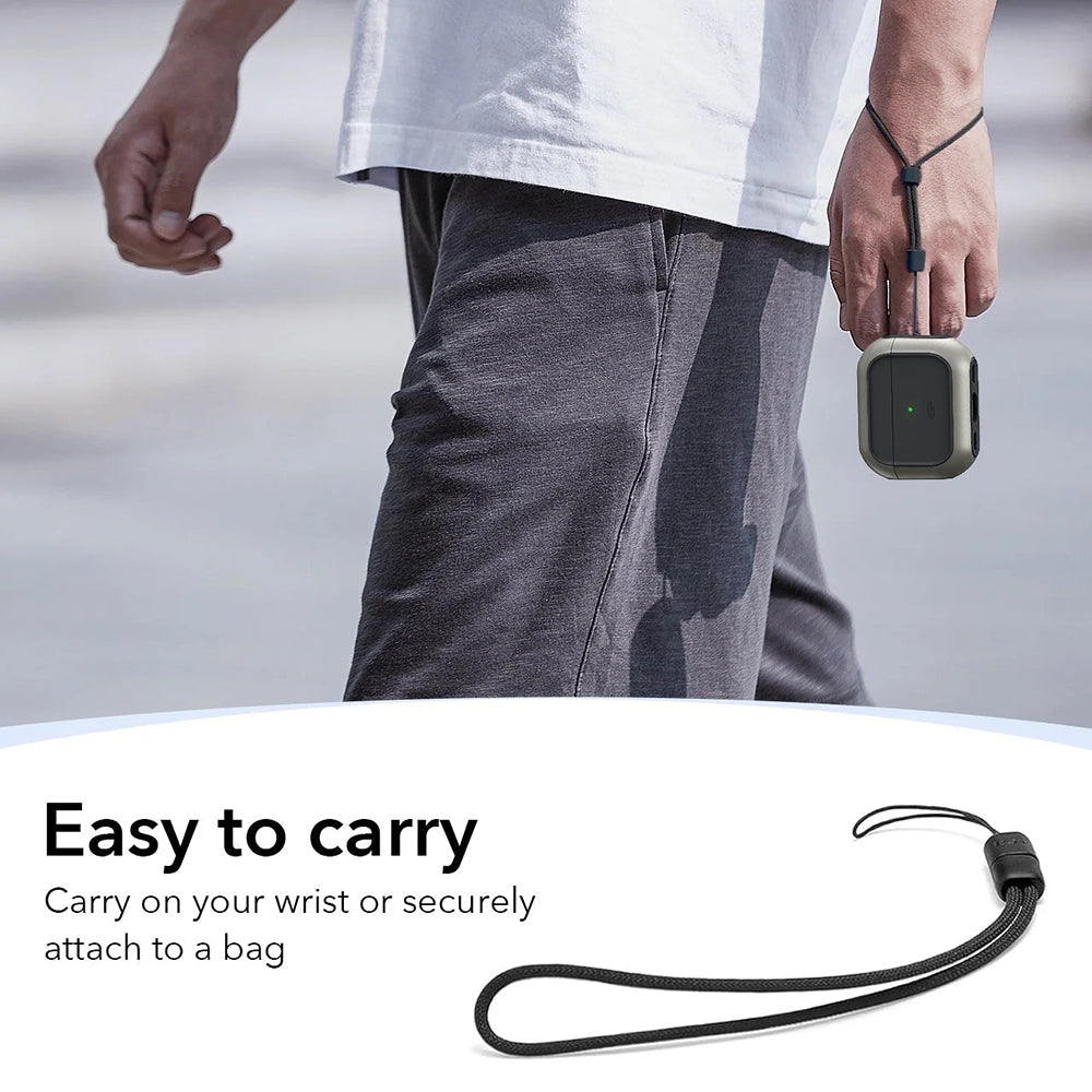 ESR Orbit Hybrid hoesje voor Apple AirPods Pro 3, Grijs