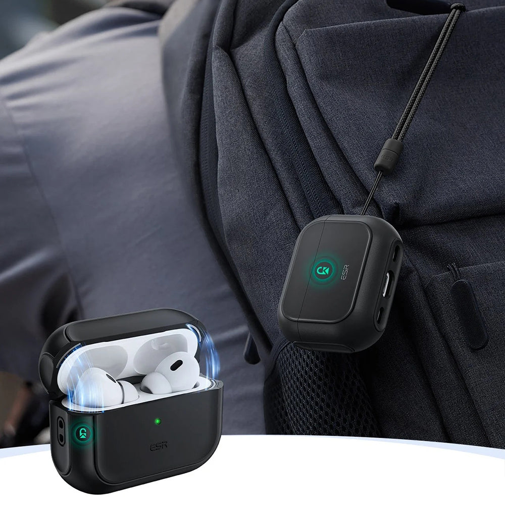 ESR Orbit Hybrid hoes voor Apple AirPods Pro 3, Zwart