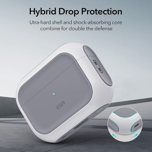 ESR Orbit Hybrid hoes voor Apple AirPods Pro Series, Wit