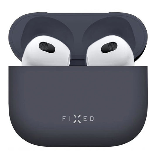 Fixed Silky hoesje voor Apple AirPods 4, Blauw