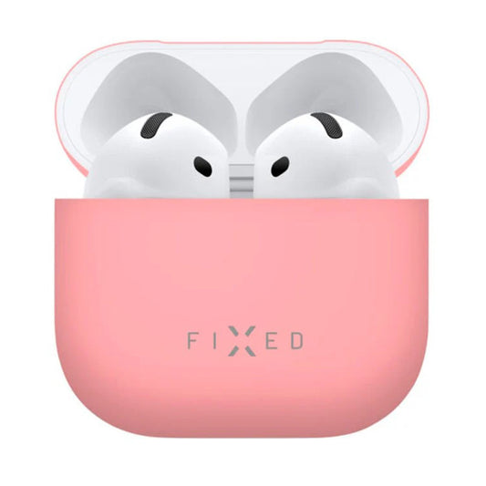 Fixed Silky hoesje voor Apple AirPods 4, Roze