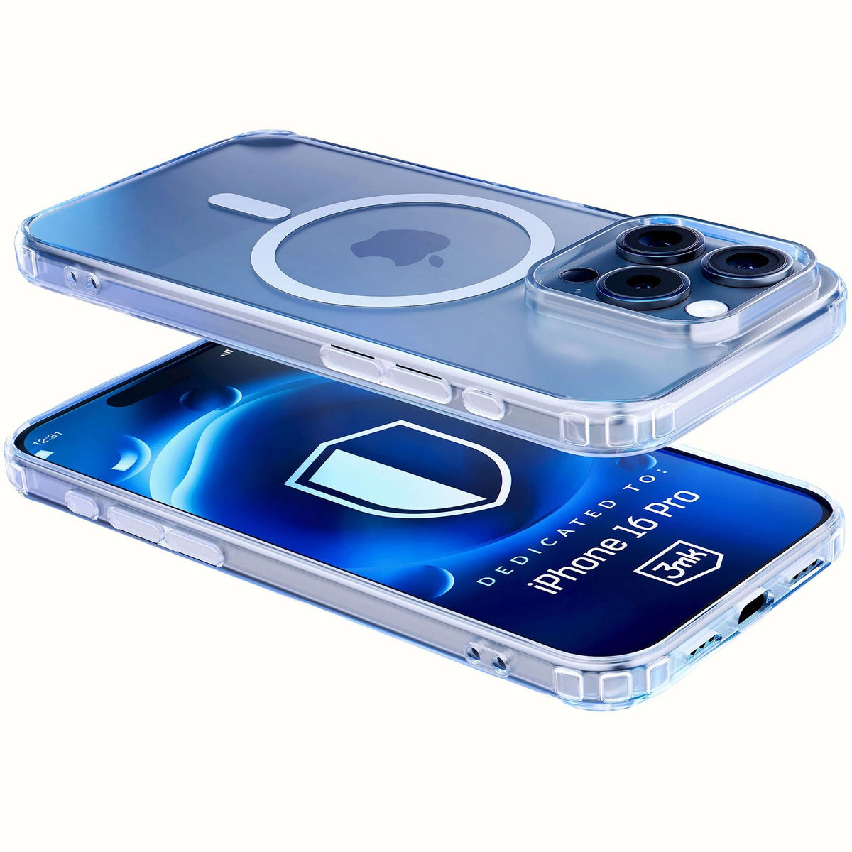 MagSafe Case for Apple iPhone 16 Pro, 3MK, MagCase, MagCase, Clear
