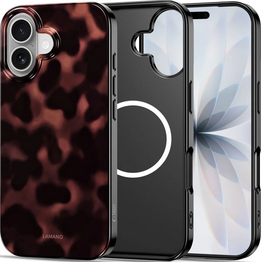 MagSafe hoesje voor Apple iPhone 17, Tech-Protect, Lamano Panther, Zwart