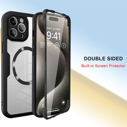 MagSafe hoes voor Apple iPhone 17, Techsuit, ColorVerse 360, Paars