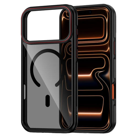 MagSafe hoesje voor Apple iPhone 17 Pro Max, Tech-Protect, Maghybrid, Zwart