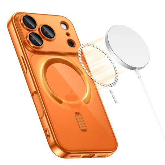 MagSafe hoesje voor Apple iPhone 17 Pro Max, Tech-Protect, Magflex, Oranje