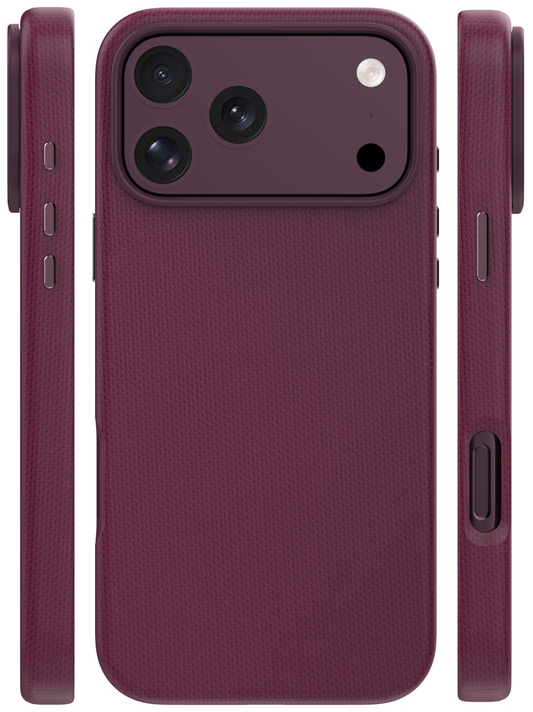 MagSafe-hoesje voor Apple iPhone 18 Pro / 17 Pro, Etteri, Elegant Mag, Bordeaux
