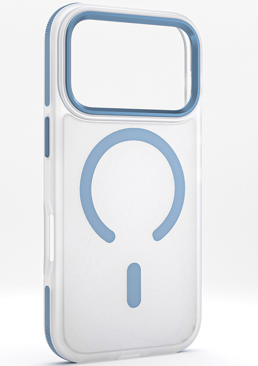 MagSafe Case for Apple iPhone 18 Pro Max / 17 Pro Max, Etteri, Icy Mag, Blue