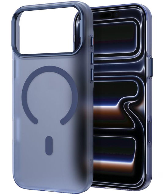 MagSafe-hoesje voor Apple iPhone 18 Pro / 17 Pro, Tech-Protect, MagZero, Mat Marineblauw