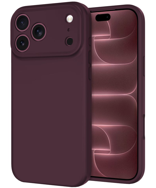 MagSafe Case for Apple iPhone 18 Pro / 17 Pro, Tech-Protect, Silicone, Burgundy