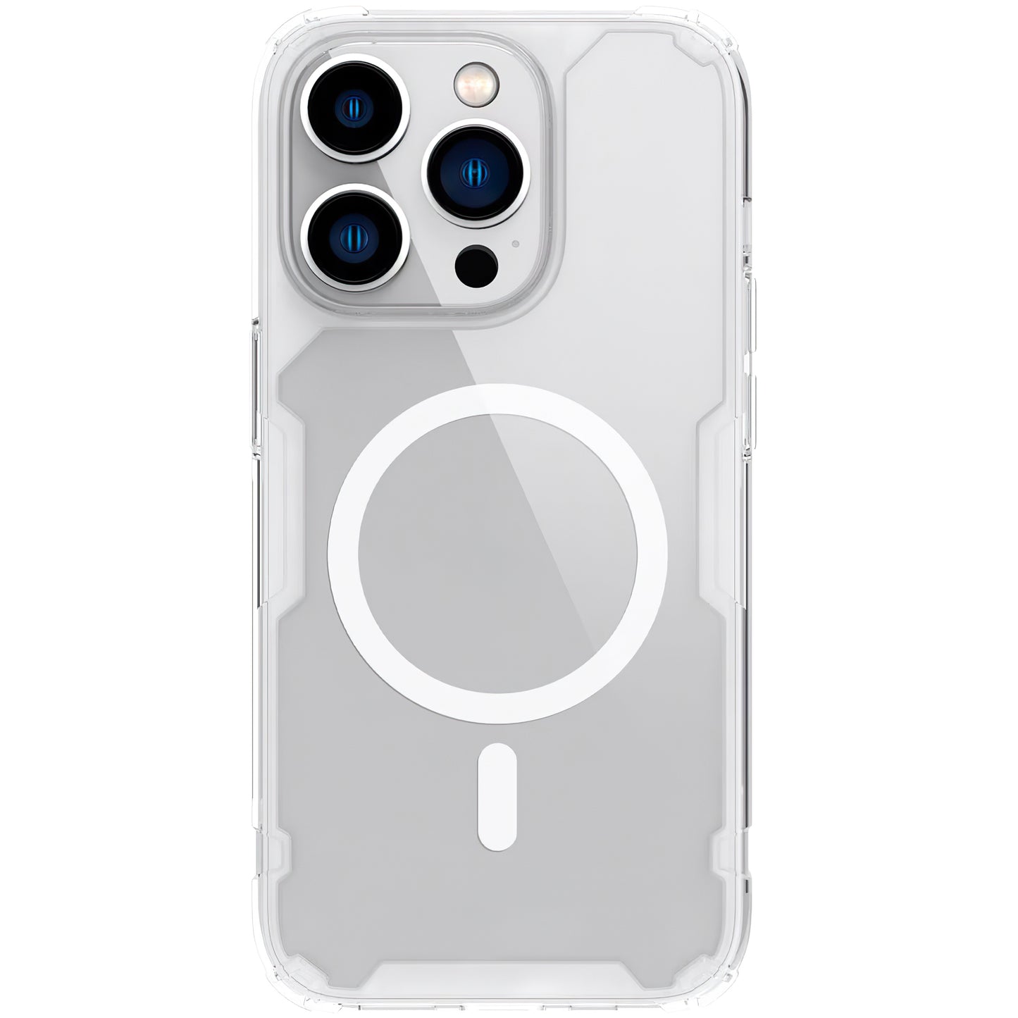 MagSafe hoesje voor Apple iPhone 16, Nillkin, Nature Pro, Transparant