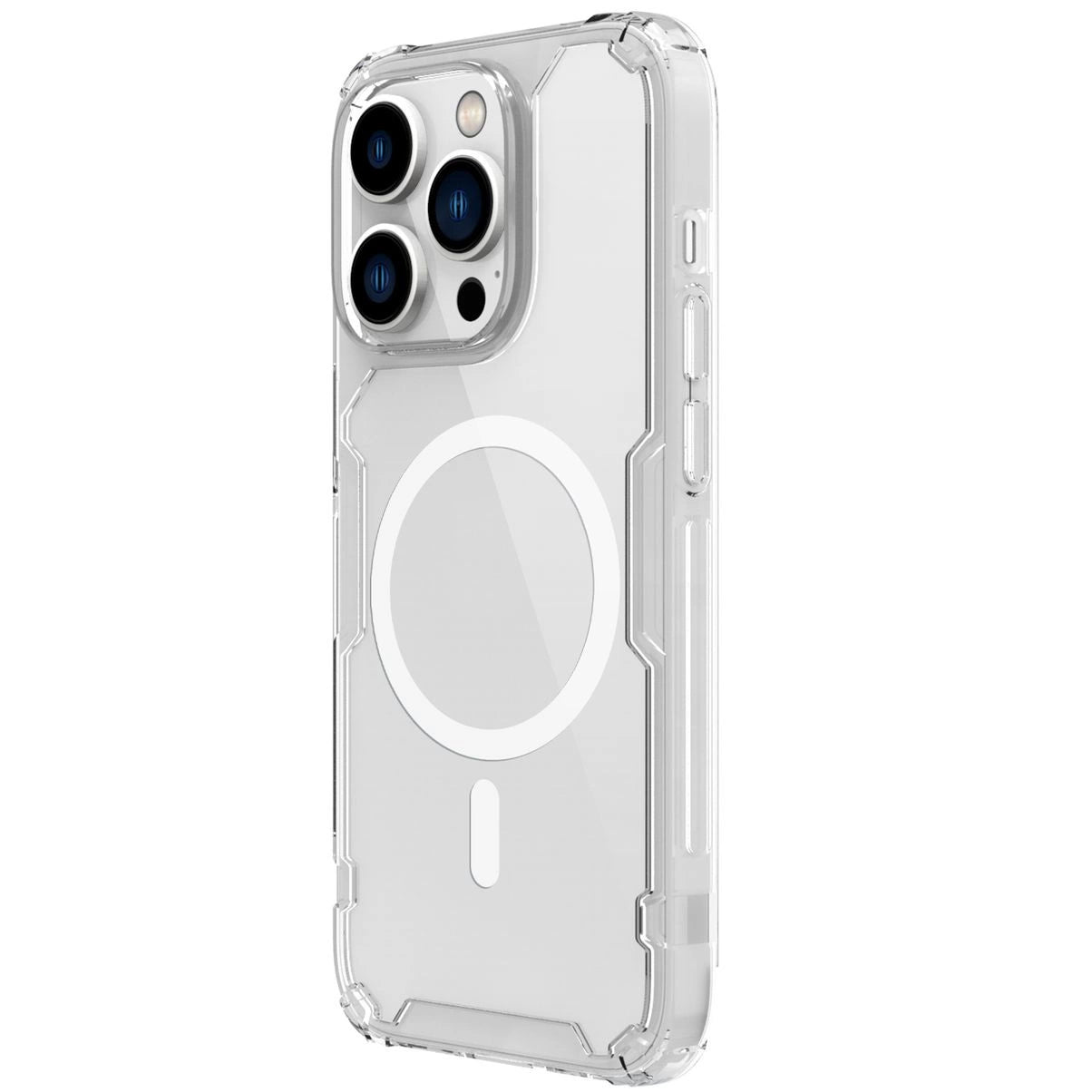 MagSafe hoesje voor Apple iPhone 16, Nillkin, Nature Pro, Transparant