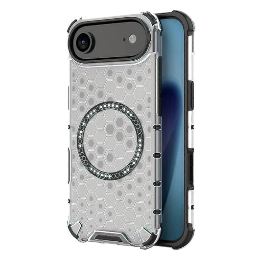 MagSafe hoesje voor Apple iPhone 17 Air, Techsuit, HoneyComb Shield, Wit
