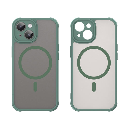 MagSafe-hoes voor Apple iPhone 15 Plus, Techsuit, HaloFrost II, Groen