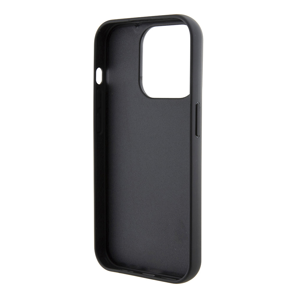 MagSafe hoes voor Apple iPhone 15 Pro, Karl Lagerfeld, Saffiano Gripstand Choupette, Zwart