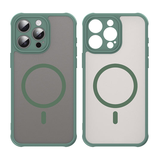 MagSafe-hoes voor Apple iPhone 15 Pro Max, Techsuit, HaloFrost II, Groen
