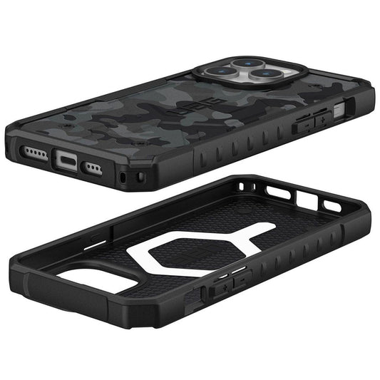 MagSafe-hoes voor Apple iPhone 15 Pro, Urban Armor Gear, Pathfinder SE Midnight Camo, Camouflage