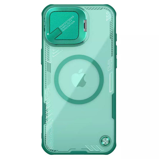 MagSafe-hoesje voor Apple iPhone 16 Plus, Nillkin, Iceblade Prop (zonder camerauitsparing), Groen