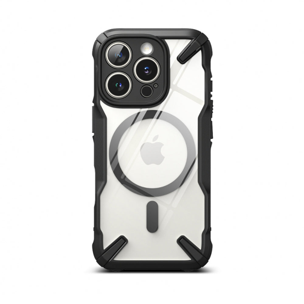 MagSafe hoesje voor Apple iPhone 16 Pro Max, Ringke, Fusion X, Zwart