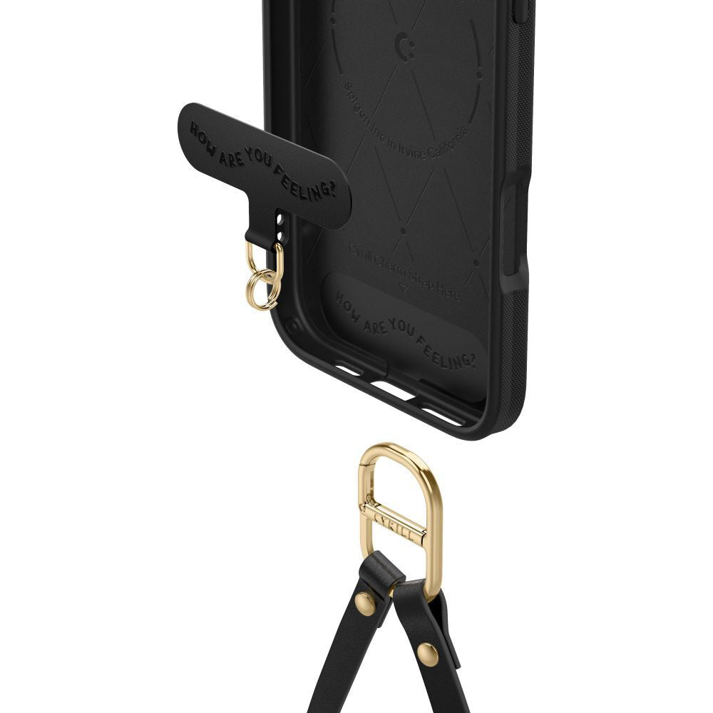 MagSafe Case for Apple iPhone 16 Pro Max, Spigen, Cyrill Kajuk Classic Charm, Black