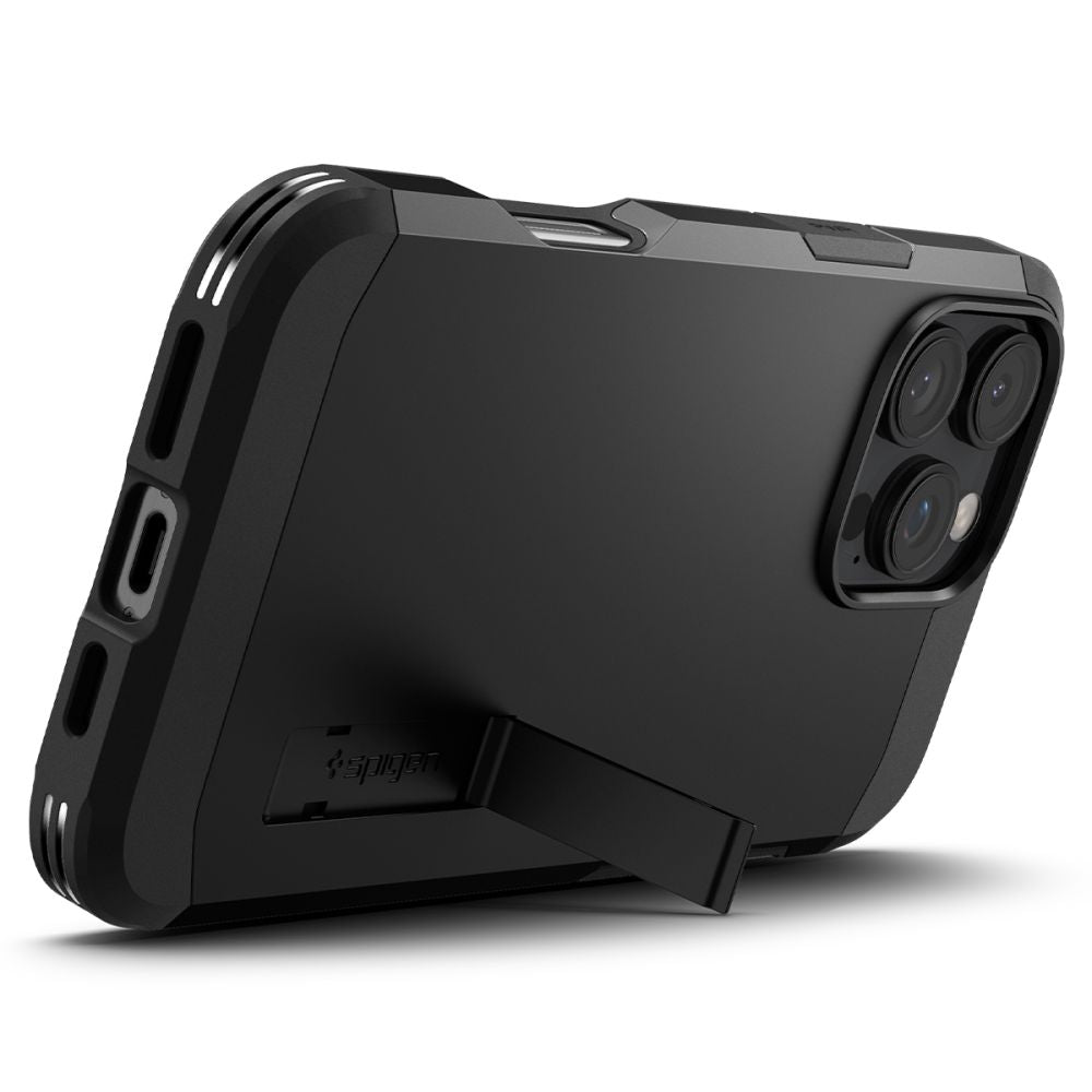 MagSafe hoesje voor Apple iPhone 16 Pro Max, Spigen, Tough Armor, Zwart