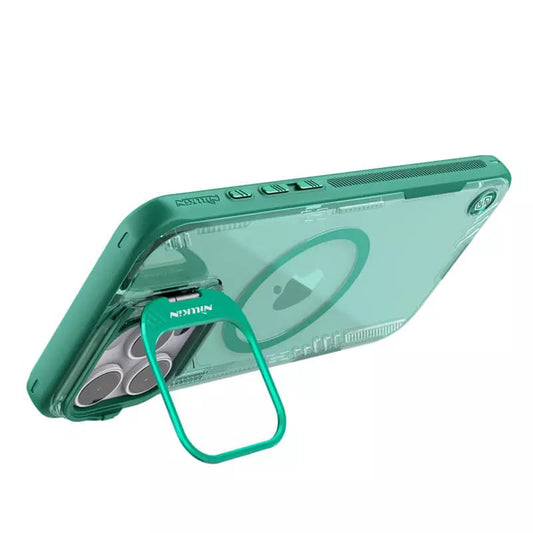 MagSafe-hoes voor Apple iPhone 16 Pro, Nillkin, Iceblade Prop (met camerauitsparing), Groen