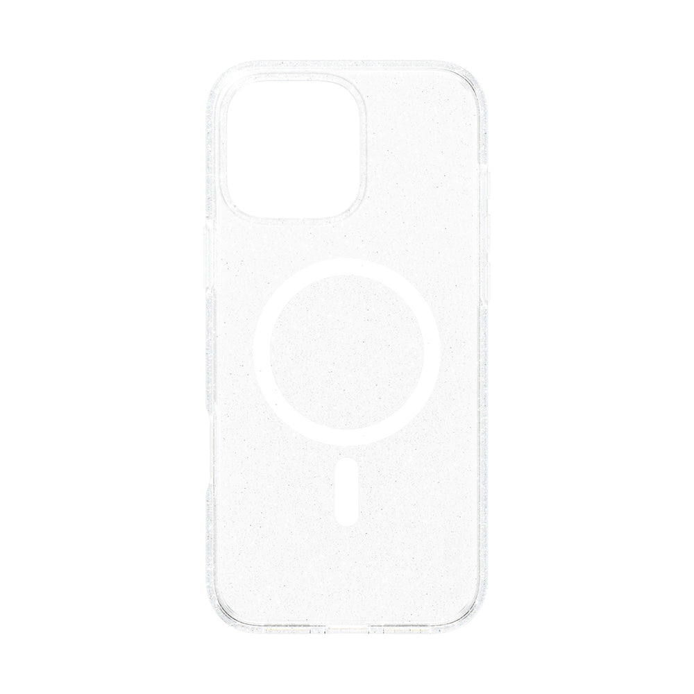 MagSafe hoes voor Apple iPhone 16 Pro, PanzerGlass, Care Urban Combat Star Lit, Transparant Wit