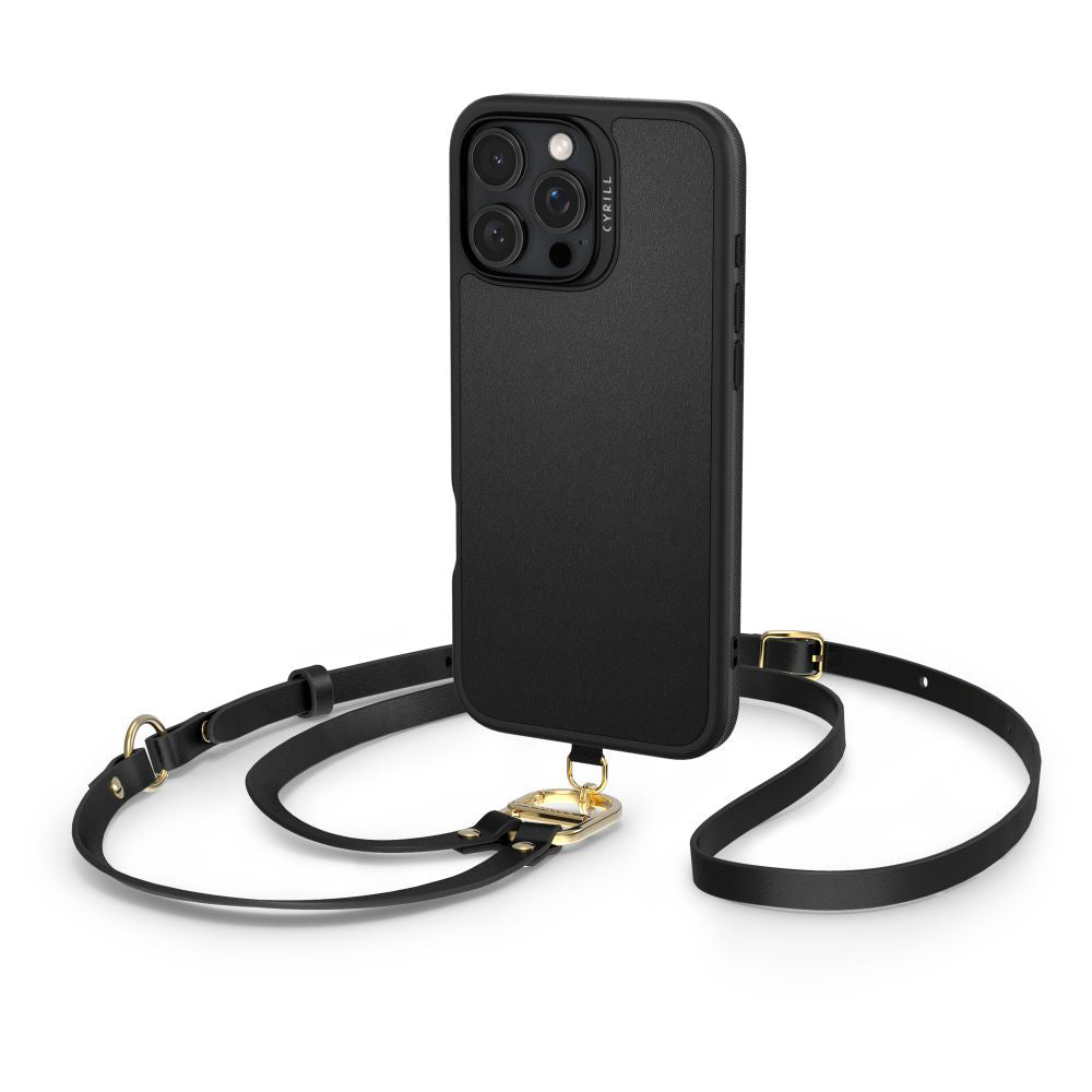 MagSafe hoesje voor Apple iPhone 16 Pro, Spigen, Cyrill Kajuk Classic Charm, Zwart