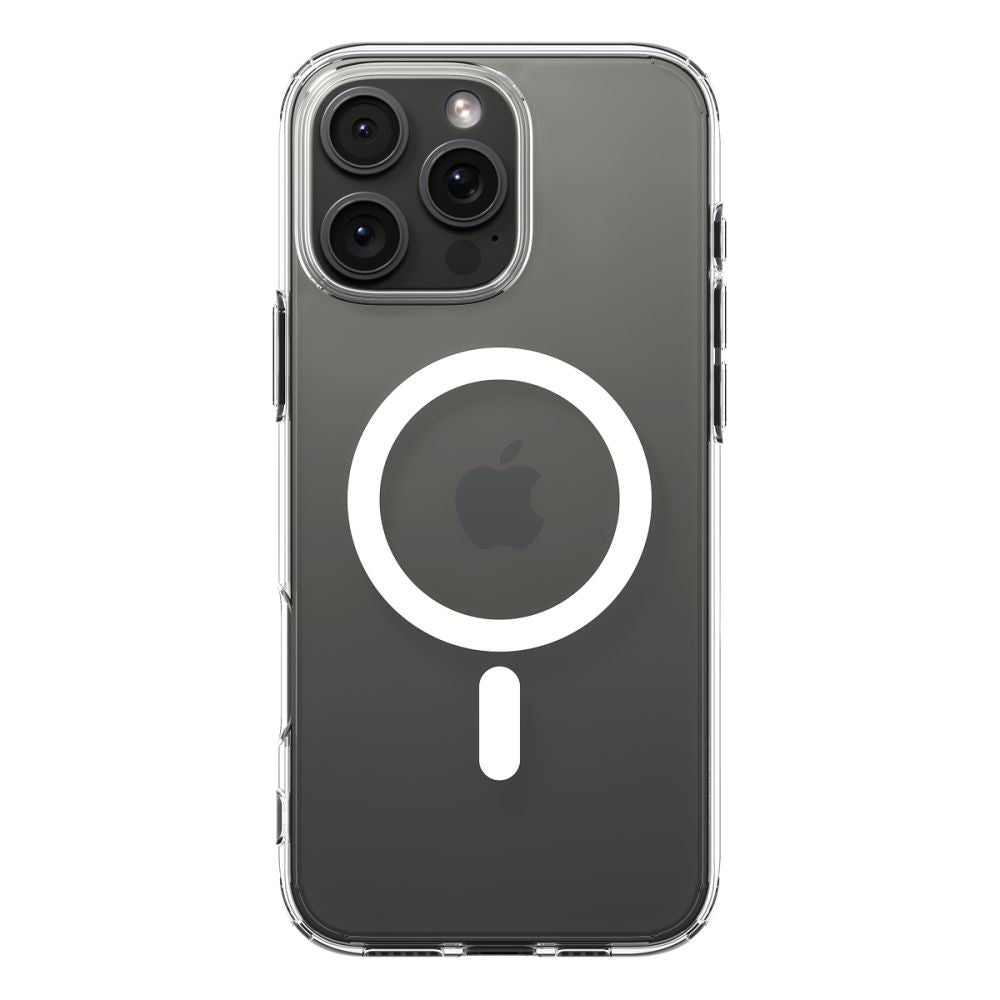 MagSafe hoesje voor Apple iPhone 16 Pro, Spigen, Ultra Hybrid, Wit ACS08129