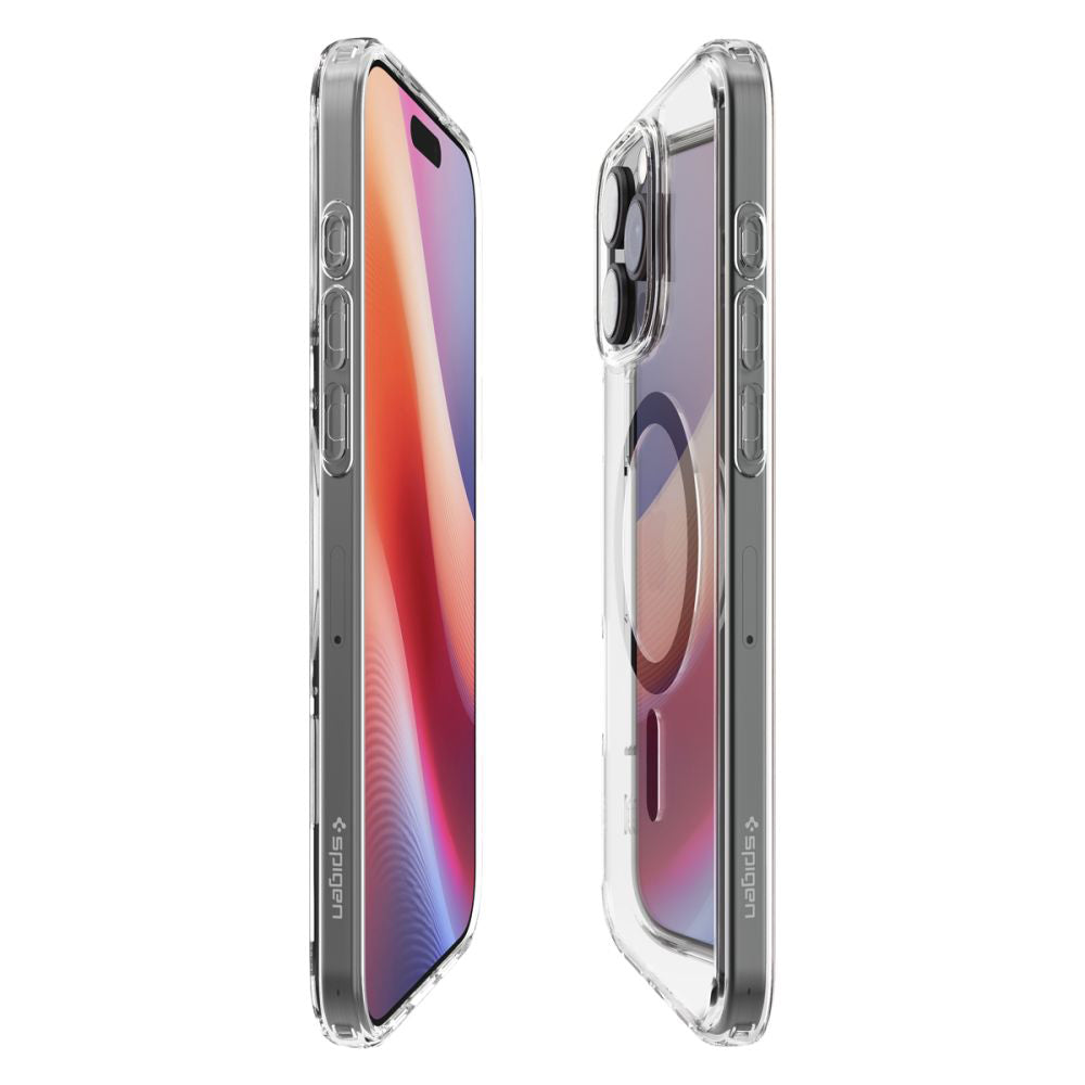MagSafe hoesje voor Apple iPhone 16 Pro, Spigen, Ultra Hybrid, Zwart